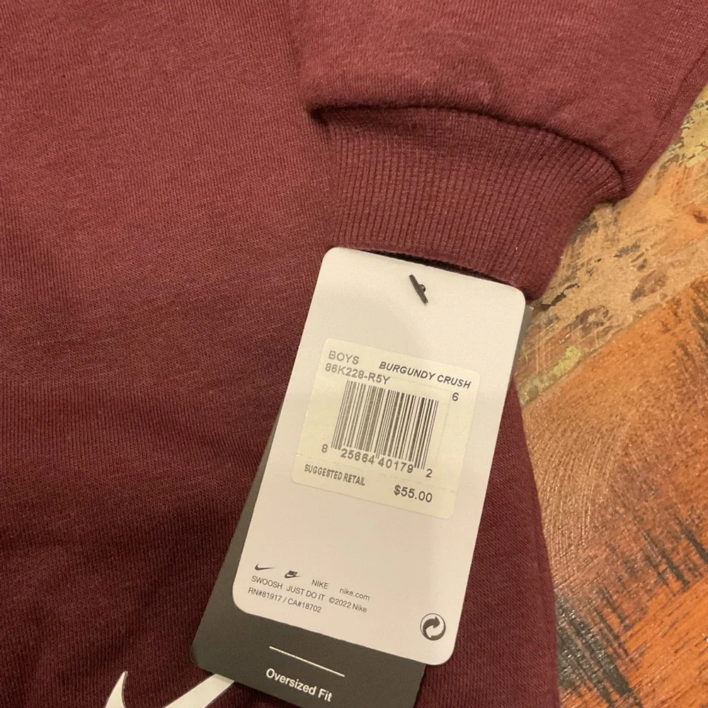 NWT Nike Boys Hoodie